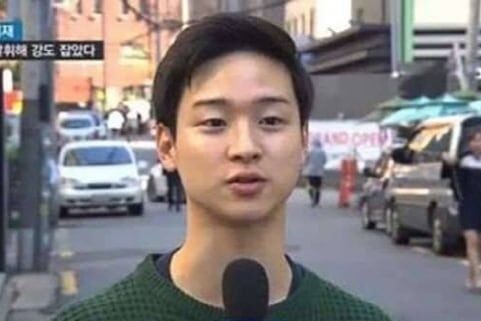 2015년 뉴스에 출연했던 장동윤의 대학시절 모습 / SBS 