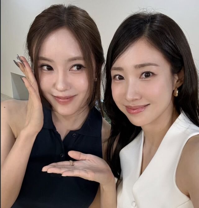 효민(왼쪽)과 최희 /소셜미디어