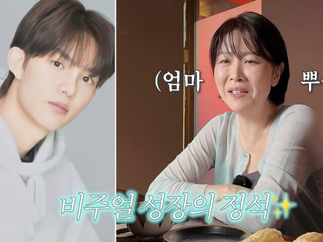 김지영의 아들 얼굴이 공개됐다. / 유튜브 '황정음'
