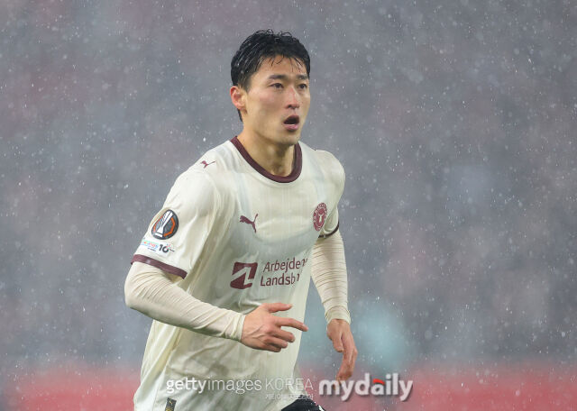 조규성이 헤더골을 터뜨린 미트윌란이 2026-27시즌 UECL 본선에 진출했다./게티이미지코리아