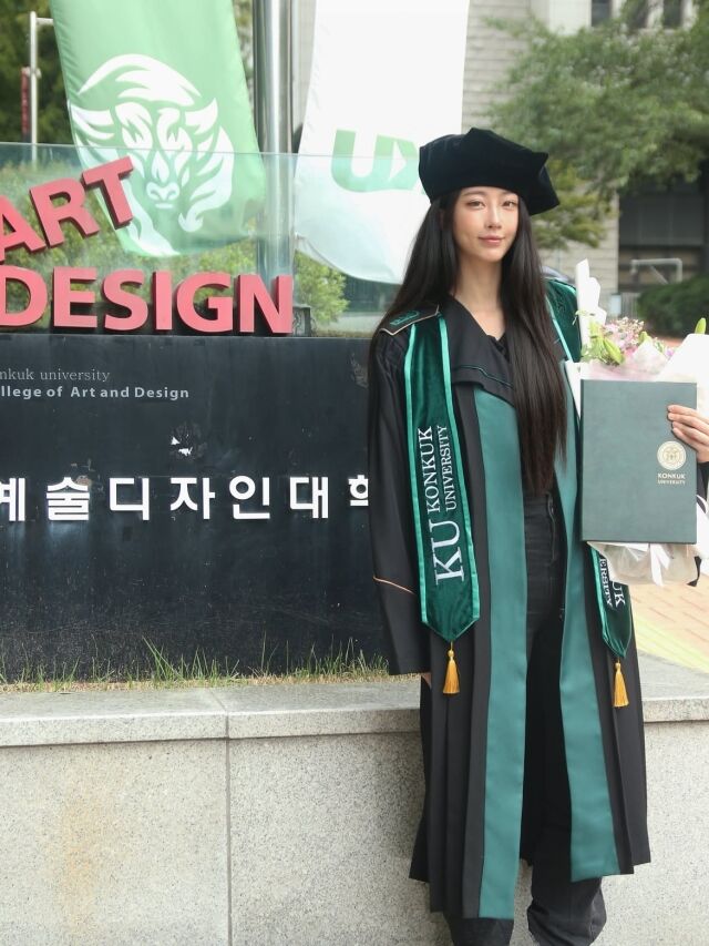달샤벳 출신 달수빈이 오랜 노력 끝에 대학 졸업장을 품에 안았다. / 달수빈 SNS