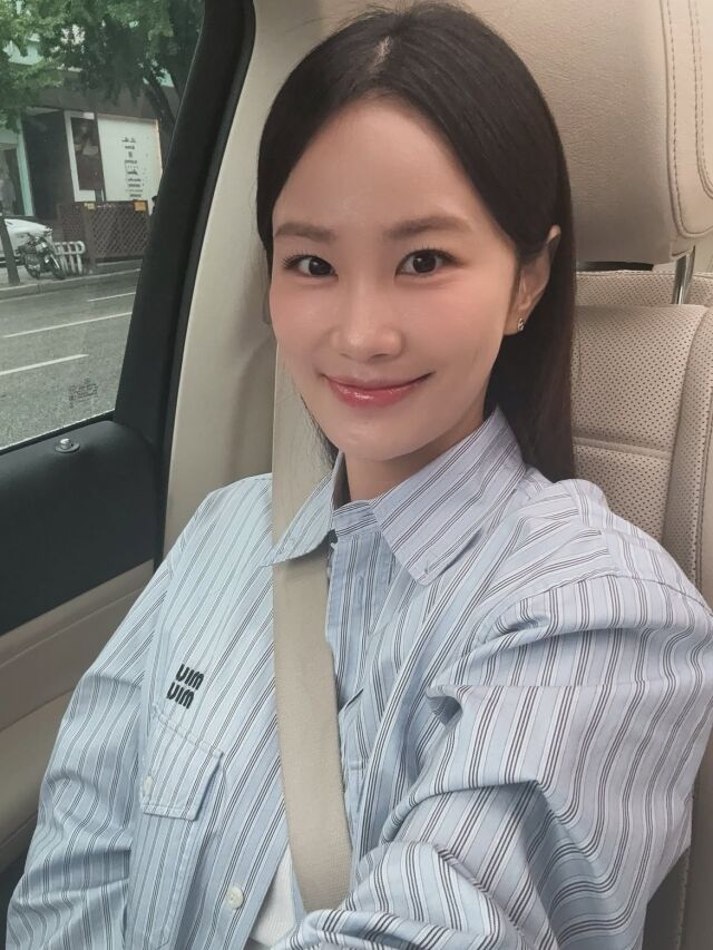 김지민이 임신 중 한층 물오른 미모를 자랑했다. / 김지민 SNS