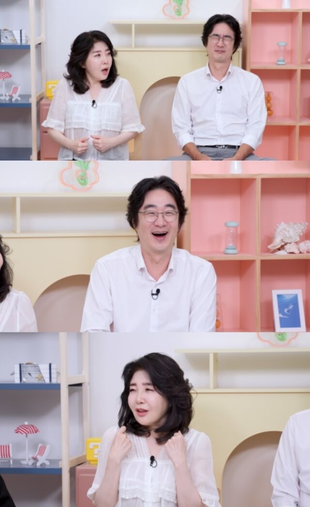 여에스더-홍혜걸 부부는 33년이라는 긴 결혼 생활 동안 단 한 번도 키스를 해본 적이 없다고 밝혀 현장을 충격에 빠뜨린다./ KBS2 예능 프로그램 '옥탑방의 문제아들'
