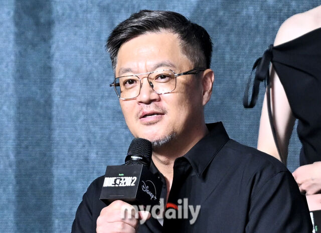 우민호 감독이 2일 오전 서울 여의도 콘래드호텔에서 진행된 디즈니플러스 '메이드 인 코리아 시즌2' 제작발표회에서 이야기를 하고 있다. / 송일섭 기자 andlyu@mydaily.co.kr