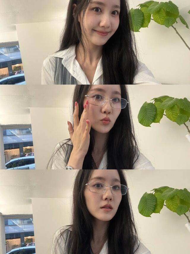 진지희가 사진전을 관람하며 여유로운 일상을 보냈다. / 진지희 SNS