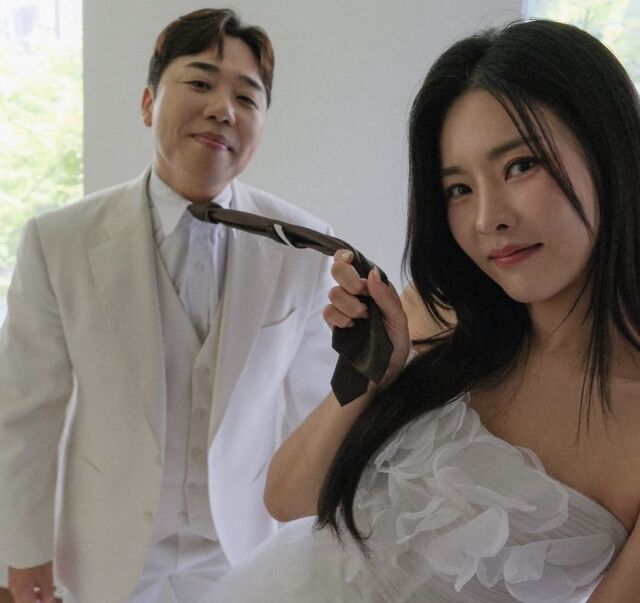 한윤서(오른쪽)와 문준웅 /소셜미디어
