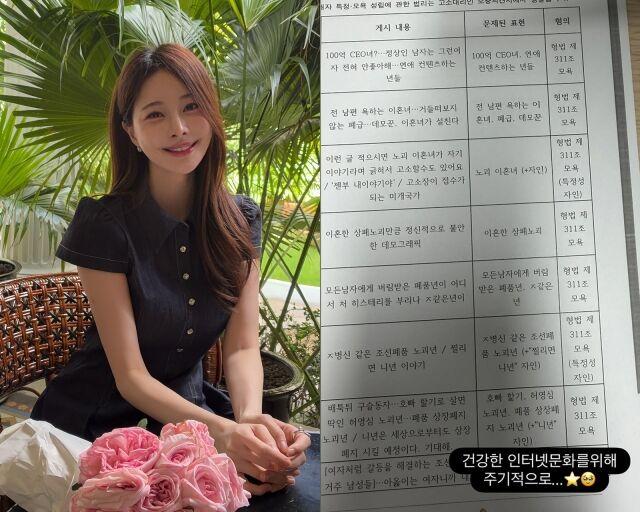 인플루언서 아옳이./아옳이 소셜미디어