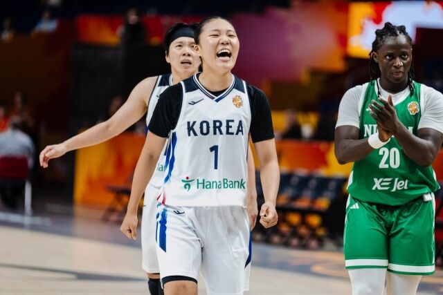 박지현이 27득점을 몰아치며 승리의 일등공신이 됐다./FIBA 제공