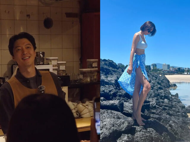 이동건의 카페와 조윤희의 제주도 여행에 대한 관심이 집중되고 있다. / (왼쪽) oasis80 SNS, (오른쪽) 조윤희 SNS