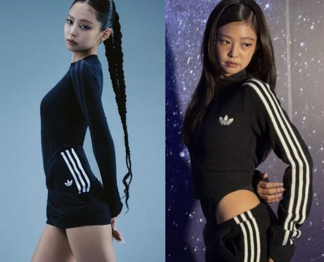 패션 브랜드 아디다스가 이스라엘 현지 광고를 둘러싼 논란에 공식 사과했으나, 불매 운동의 여파가 그룹 블랙핑크 제니에게까지 번지고 있다. /아디다스