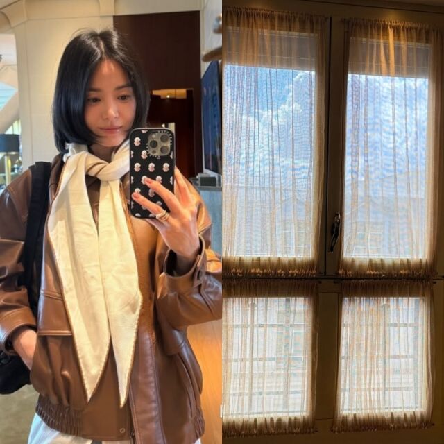 배우 송혜교, 송혜교가 게재한 사진./송혜교 소셜미디어