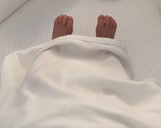 김민경이 올린 영상 속 아들 모습. /소셜미디어