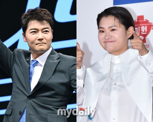 아나운서 출신 방송인 전현무, 코미디언 김신영./마이데일리
