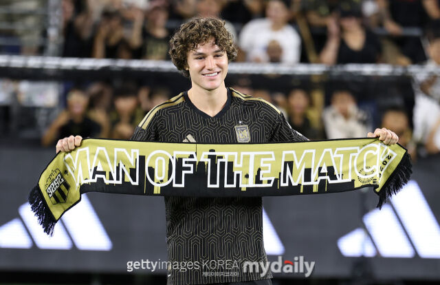 LAFC의 테리가 뉴욕 레드불스와의 2026시즌 MLS 경기에서 경기최우수선수에 선정됐다./게티이미지코리아