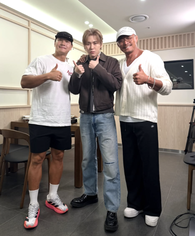 왼쪽부터 김종국, 지코, 추성훈./추성훈 인스타그램