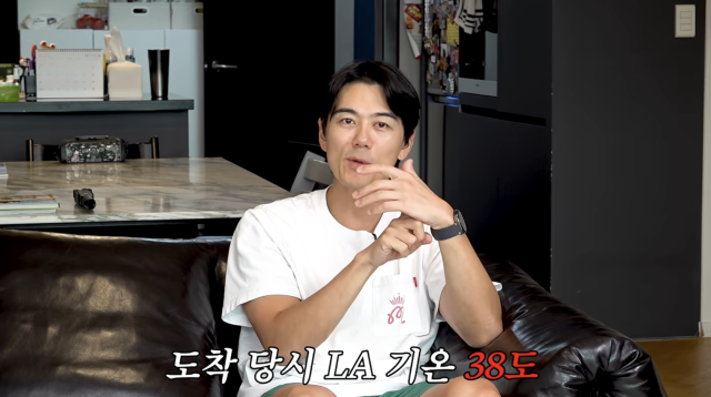 이현이의 남편 홍성기가 큰아들 윤서 군의 미국 영재 캠프 경험을 공개하며 예상치 못했던 현지 생활의 어려움을 털어놨다. / 유튜브 채널 ' 워킹맘이현이'