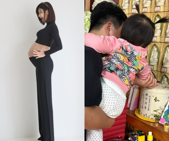성현주가 가족과 함께 먼저 세상을 떠난 첫째 아들을 찾았다. / 성현주 SNS