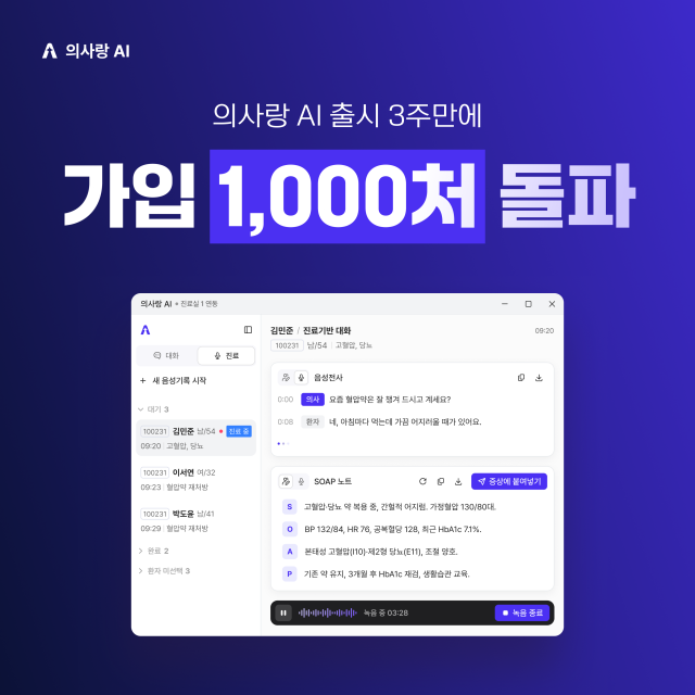 GC메디아이 의사랑 AI. /GC메디아이