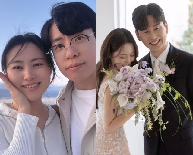 '나는 솔로' 28기 현숙과 영식, 28기 영자와 영철./현숙 소셜미디어, 영자 소셜미디어