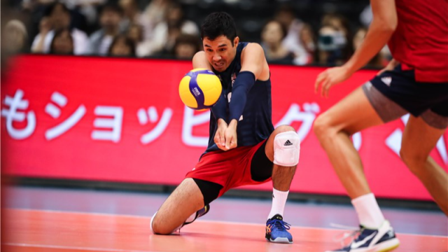 미국남자배구대표팀 주전 리베로 에릭 쇼지는 2026 북중미선수권대회 최우수선수에 선정됐다./국제배구연맹(FIVB) 제공