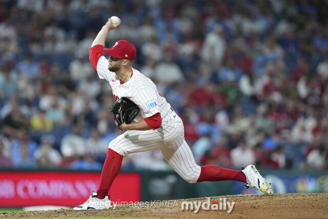 MLB 필라델피아는 호세 우르퀴디(투수) 영입 결정으로 케일럽 킬리안(투수)을 부상자 명단(IL)으로 보냈다./게티이미지코리아