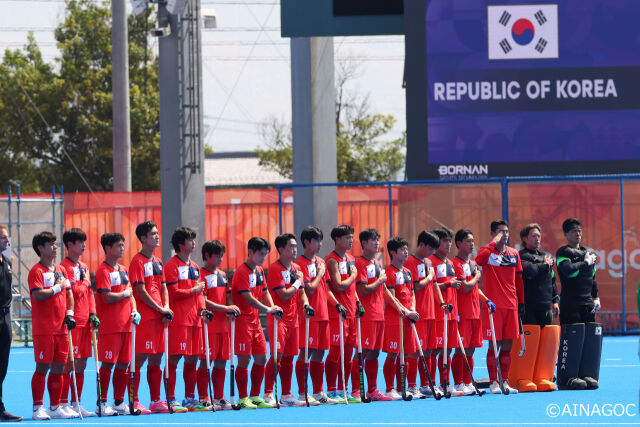 남자 하키 선수단./2026 아이치·나고야 아시안게임 조직위 제공