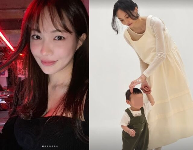 '하트시그널3' 출신 서민재(개명 후 서은우)가 홀로 키우고 있는 아들과 함께한 따뜻한 근황을 전했다. 서민재는 18일 자신의 개인 채널에 "B컷"이라는 짧은 문구와 함께 사진 한 장을 게재했다./서민재 소셜미디어