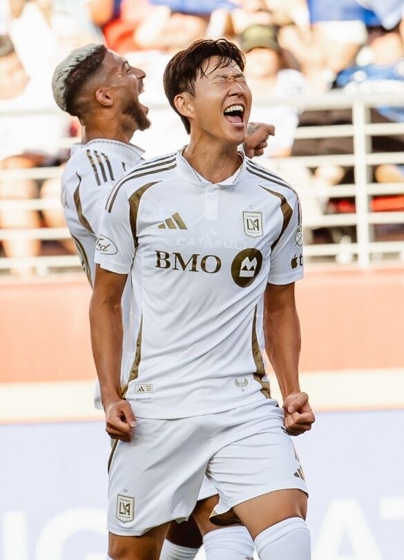 LAFC의 손흥민이 산호세와의 2026시즌 MLS 27라운드에서 선제골을 터뜨렸다./LAFC