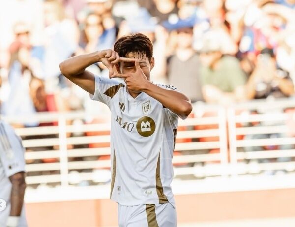 LAFC의 손흥민이 산호세와의 2026시즌 MLS 27라운드에서 선제골을 터뜨렸다./LAFC