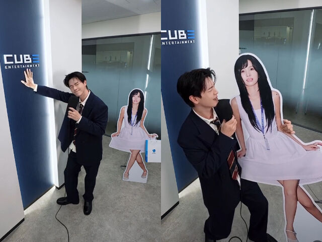 육성재가 완벽한 노래 실력을 뽐냈다. / 아이들 소셜미디어