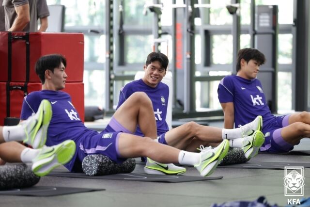 로베르토 모레노 임시 감독이 이끄는 대한민국 축구대표팀은 21일 충청남도 천안에 위치한 코리아풋볼파크에 소집됐다./대한축구협회 제공