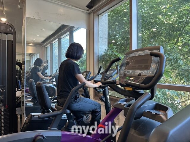 글로우핏 회원이 회복 운동을 하고 있다. /김태오 대표 제공