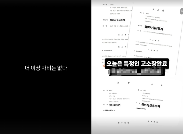 28기 정숙이 악성 게시물과 댓글 등을 상대로 예고했던 법적 대응을 본격화했다. / 28기 정숙 SNS