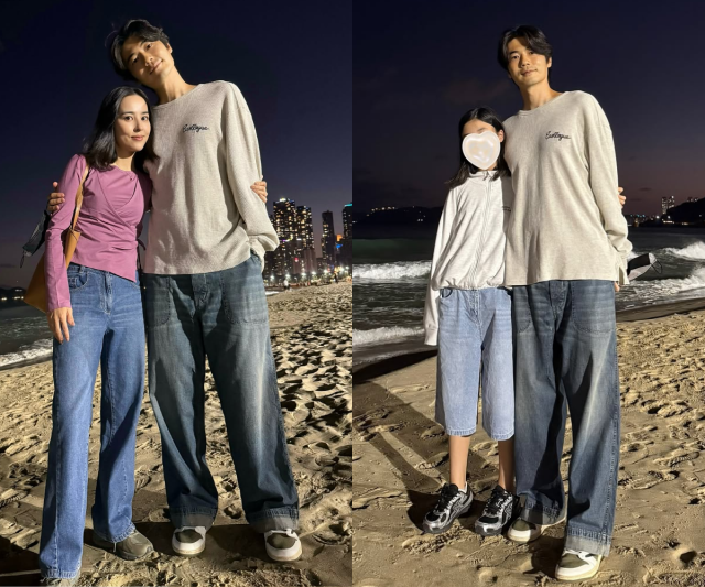 한혜진과 기성용 부부가 딸 시온 양과 함께 모처럼 여유로운 휴일을 즐겼다. / 기성용 SNS