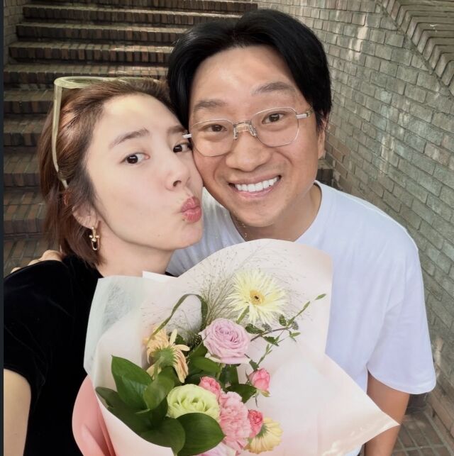 손담비와 이규혁 부부/소셜미디어