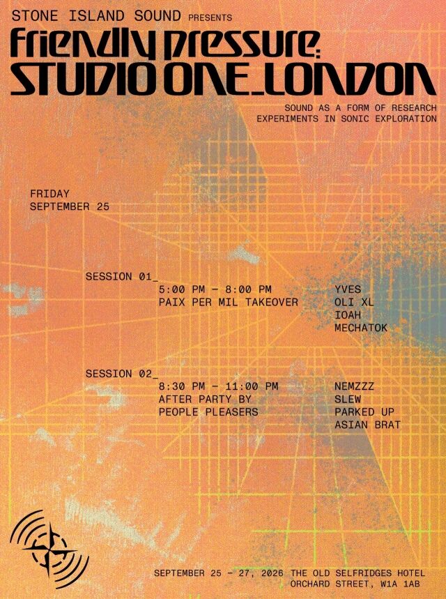 'STUDIO ONE_LONDON' 포스터 / 파익스퍼밀