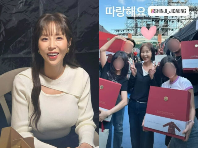 신지와 스태프./신지 인스타그램