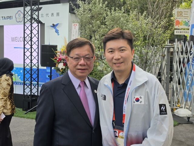 유승민 대한체육회 회장은 코리아하우스를 활용해 '2026 아이치·나고야 아시안게임' 현장에서 IOC와 OCA 그리고 각국 스포츠 관계자들과 소통 자리를 연이어 마련하고 있다./대한체육회 제공