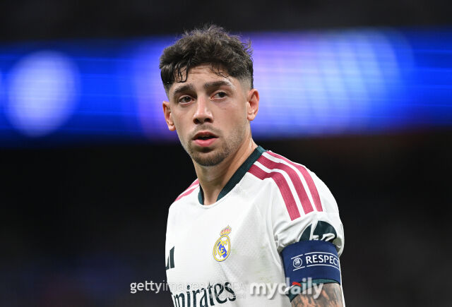 레알 마드리드의 발베르데가 인터밀란과의 2026-27시즌 UEFA 챔피언스리그 페이즈 1차전에 출전했다./게티이미지코리아