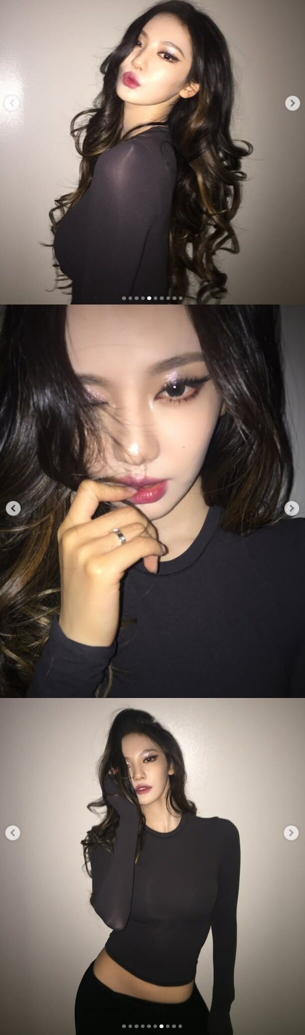 그룹 에스파(aespa) 닝닝이 화려한 메이크업과 파격적인 스타일링으로 팬들의 시선을 사로잡았다. /닝닝 소셜미디어
