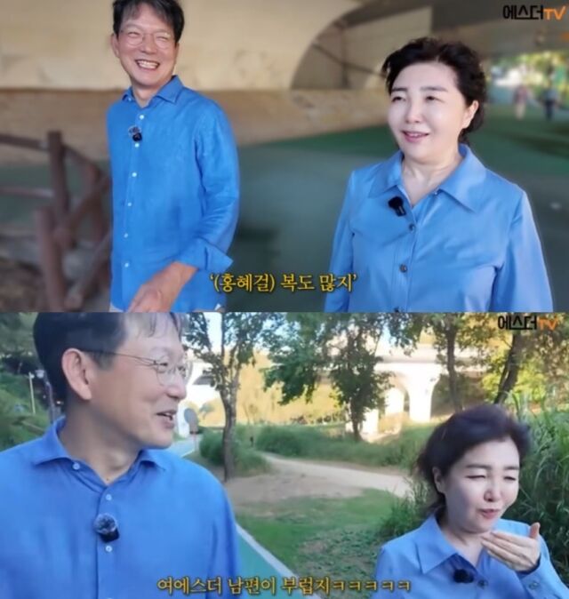 함익병은 “세상 사람들한테 다 물어봐라. 우리 또래에서 제일 부러운 남자가 누구냐 물어보면 대통령이 부럽겠냐?, 장관이 부럽겠냐? 여에스더 남편이 부럽지”라고 목소리를 높였다. /유튜브 채널 ‘여에스더의 에스더TV’