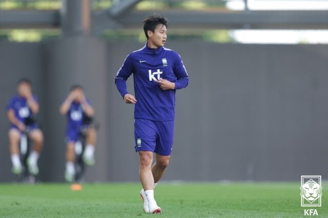 대한축구협회가 백승호의 대표팀 소집해제를 발표했다./대한축구협회 제공