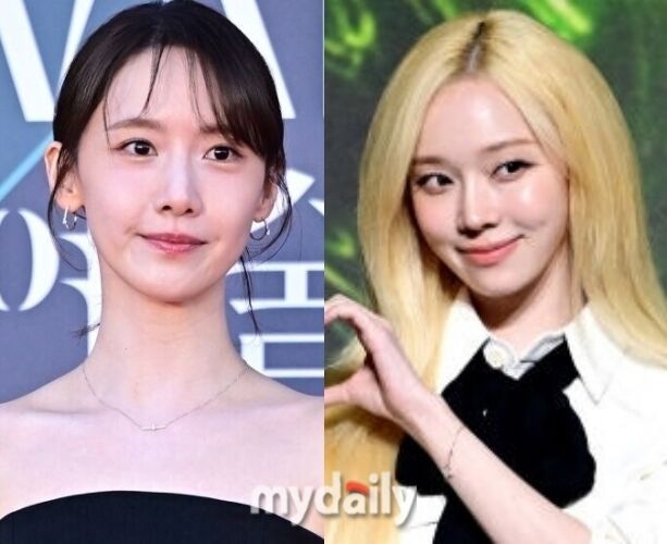 그룹 소녀시대 멤버 겸 배우 윤아(왼쪽), 에스파 윈터 / 마이데일리