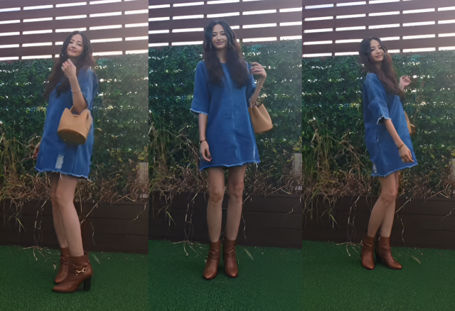 ‘원조 바비인형’ 배우 한채영(46)이 변함없는 동안 미모와 완벽한 비율로 팬들의 시선을 사로잡았다. /한채영 소셜미디어