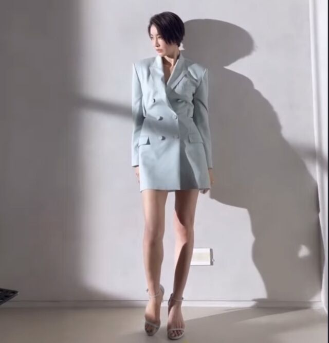 진서연 최근 화보 촬영 모습 /소셜미디어