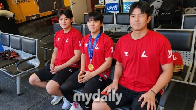 왼쪽부터 조병현, 정준재, 조형우./인천=김경현 기자
