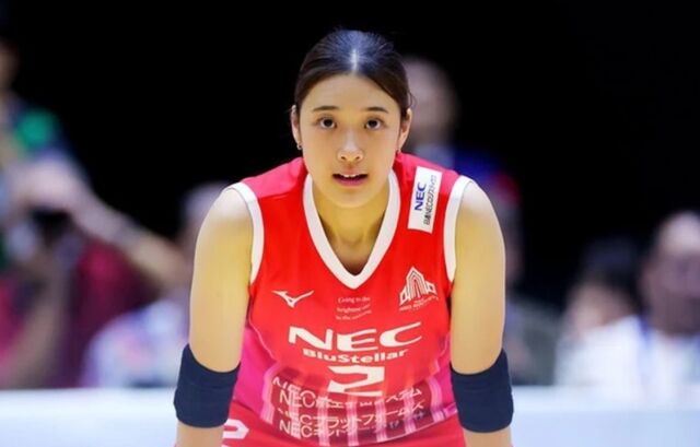 지난 시즌까지 일본 SV리그 NEC에서 주포로 활약한 사토 요시노는 2026-27시즌 새로운 도전에 나선다. 그는 베로 볼리 밀라노와 계약해 이탈리아리그에 진출했다./일본 SV리그 NEC 레드로켓츠 구단 공식 홈페이지 캡처