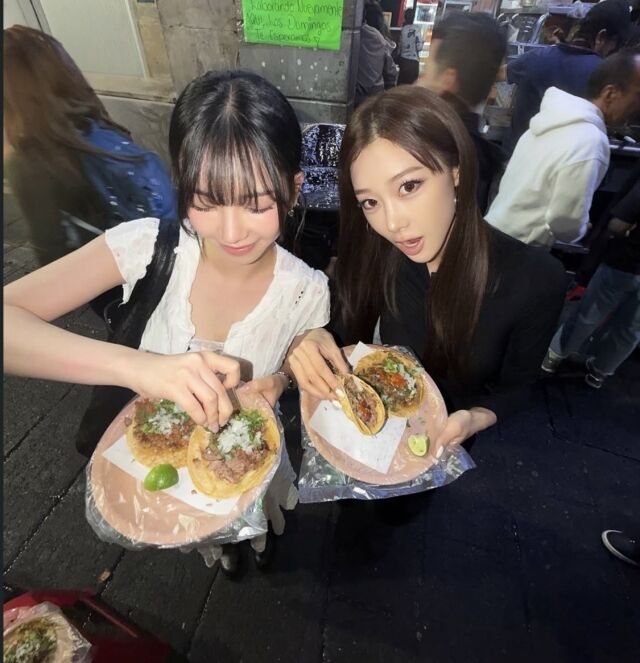 카리나(왼쪽)와 지젤 /소셜미디어