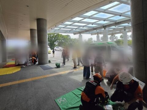 제주 서귀포 5성급 호텔 수영장서 염소가스 누출&hellip;59명 병원 이송