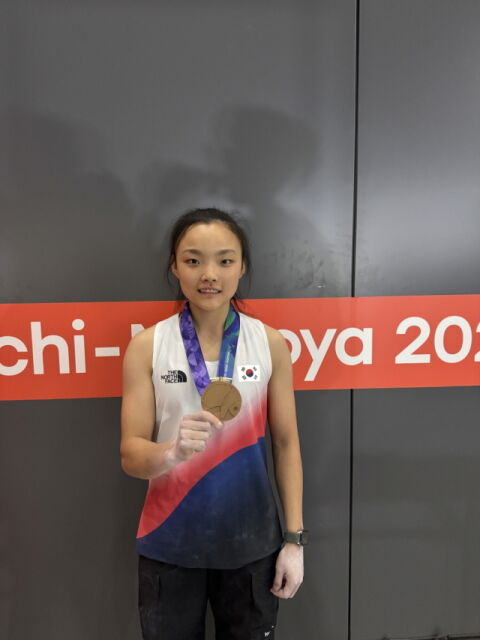 서채현, 女볼더 동메달&rarr;韓 스포츠클라이밍 세 번째 시상대[2026AG]
